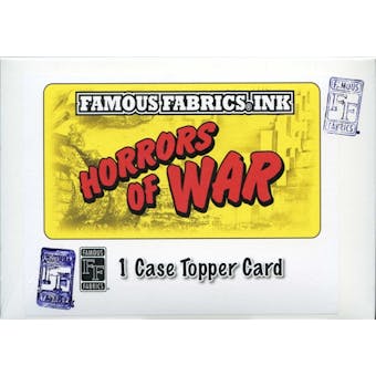 Horrors of War Case Topper (Famous Fabrics Ink 2011)