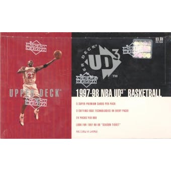 1997/98 Upper Deck UD3 Basketball Hobby Box