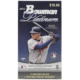 2011 Bowman Platinum Baseball Blaster 8-Pack Box
