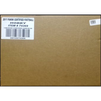 2011 Panini Certified Football Hobby 24-Box Case
