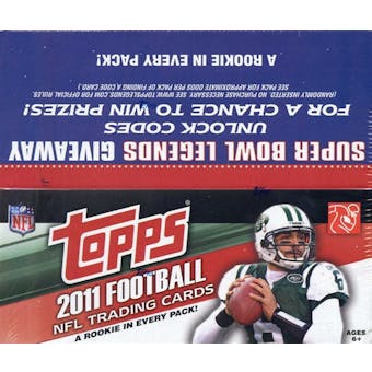 2011 Topps Football Retail 24-Pack Box