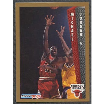 1992/93 Fleer Basketball #7 Michael Jordan