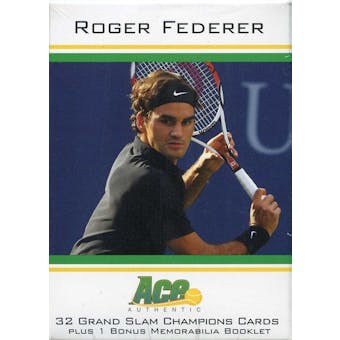 2011 Ace Tennis Roger Federer Grand Slam Hobby Box (Set)