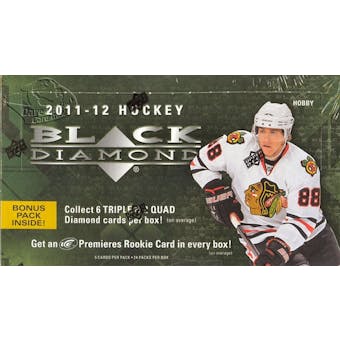 2011/12 Upper Deck Black Diamond Hockey Hobby Box