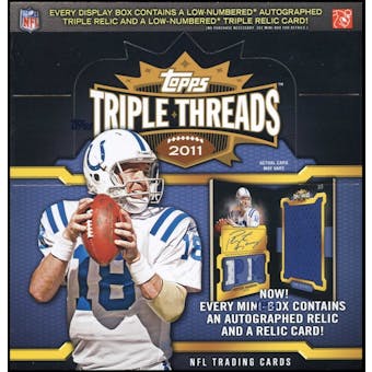 2011 Topps Triple Threads Football Hobby Box