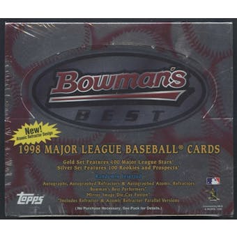1998 Bowman's Best Baseball 20-Pack Retail Box