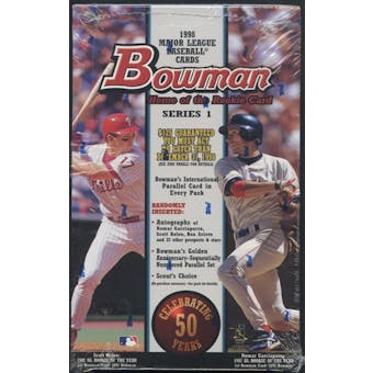 1998 Bowman Series 1 Baseball Retail Box
