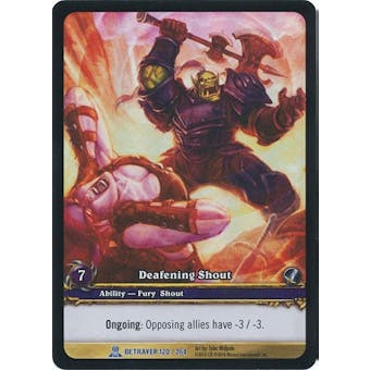 WoW Archives Single Deafening Shout Extended Art Foil