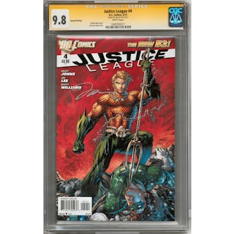 Justice League #4 Signature Series 9.8 (W) (Jim Lee) *1049765011*