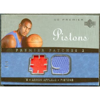 2007/08 Upper Deck Premier Patches Dual Silver #AA Arron Afflalo 8/9