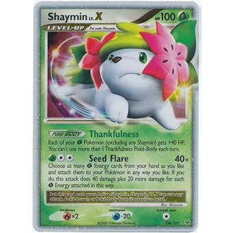 Pokemon Platinum Single Shaymin lv. X 126/127