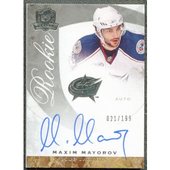 2008/09 Upper Deck The Cup #64 Maxsim Mayorov Rookie Autograph 21/199