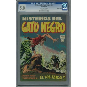 Misterios Del Gato Negro #19 CGC 5.0 (SB) *1051284010*