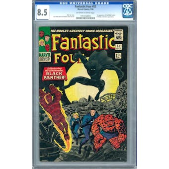 Fantastic Four #52 CGC 8.5 (OW-W) *1051658003*