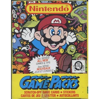 Nintendo Game Packs Series 2 Wax Box (1989 O-Pee-Chee)