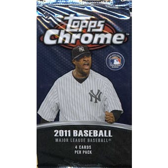 2011 Topps Chrome Baseball Retail Pack