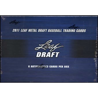 2011 Leaf Metal Draft Baseball Hobby Box
