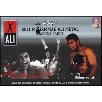2011 Leaf Muhammad Ali Metal Boxing Hobby Box