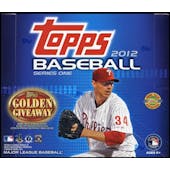 2012 Topps Series 1 Baseball Jumbo Box
