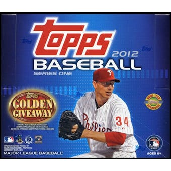 2012 Topps Series 1 Baseball Jumbo Box