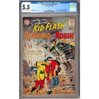Brave and the Bold #54 CGC 5.5 (C-OW) *1056496002*