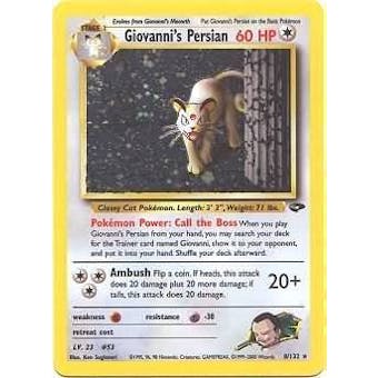 Pokemon Gym Challenge Single Giovanni's Persian 8/132