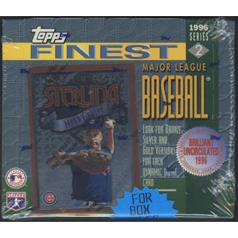 1996 Topps Finest Series 2 Baseball Retail Box