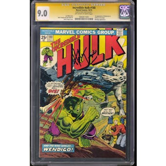 Incredible Hulk #180 CGC 9.0 (OW-W) Herb Trimpe Signature Series (OW-W) *1063411001*