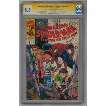 Amazing Spider-Man: Skating on Thin Ice #1 CGC 8.5 Signature Series Stan Lee & McFarlane *1063512001*