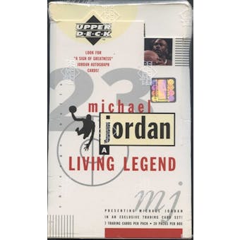 1998/99 Upper Deck Michael Jordan Living Legend Basketball Box