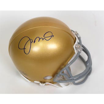 Joe Montana Autographed University of Notre Dame Mini Helmet (Schwartz COA)