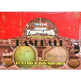 2013 TriStar Hidden Treasures Autographed Baseballs Series 5 Hobby Box