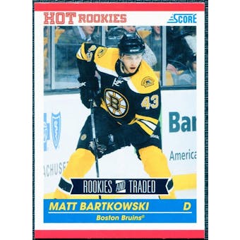 2010/11 Score #654 Matt Bartkowski RC 10 Card Lot