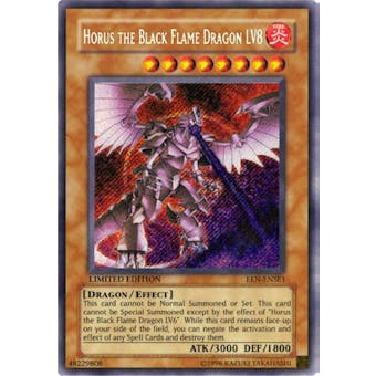 Yu-Gi-Oh Elemental Energy Single Horus the Black Flame Dragon LV8 Secret Rare