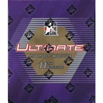 2011/12 ITG Ultimate Memorabilia 11th Edition Hockey Hobby Box