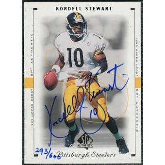 2000 Upper Deck SP Authentic Buy Back Autographs #99 Kordell Stewart 99SPA /600