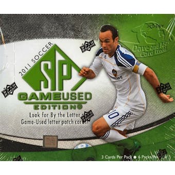 2011 Upper Deck SP Game Used Soccer Hobby Box