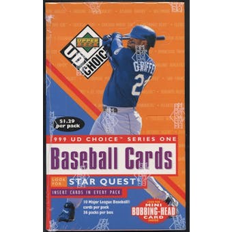 1999 Upper Deck Choice Series 1 Baseball Prepriced Box