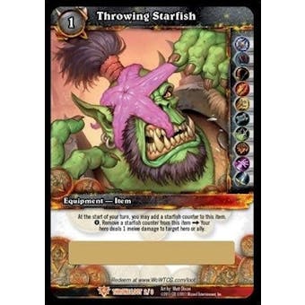 WoW Throne of the Tides Single Throwing Starfish Loot Card