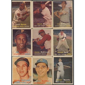 1957 Topps Baseball Complete Set (VG)