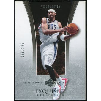 2004/05 Upper Deck Exquisite Collection #23 Vince Carter /225
