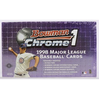 1998 Bowman Chrome Series 1 Baseball Hobby Box