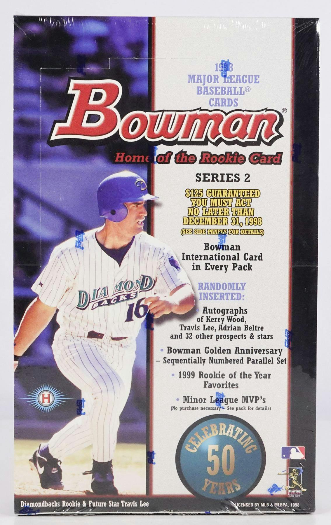 1998 Bowman Series 2 Baseball Hobby Box