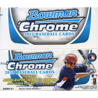 2011 Bowman Chrome Baseball 24-Pack Box