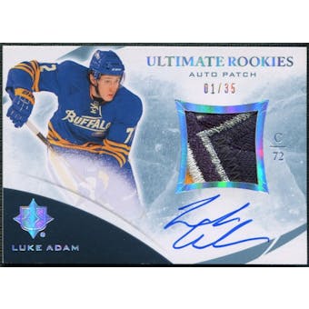 2010/11 Ultimate Collection Rookie Patch Autographs #126 Luke Adam 1/35