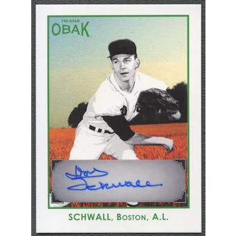 2011 TriStar Obak Baseball Don Schwall Auto #16/25