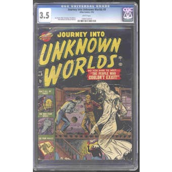 Journey Into Unknown Worlds #9 CGC 3.5 (W) *1094153010*