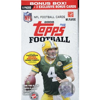 2008 Topps Football Blaster 5-Pack Box