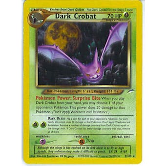 Pokemon Neo Destiny Single Dark Crobat 2/105