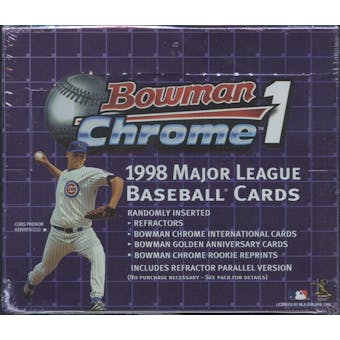 1998 Bowman Chrome Series 1 Baseball 20-Pack Retail Box